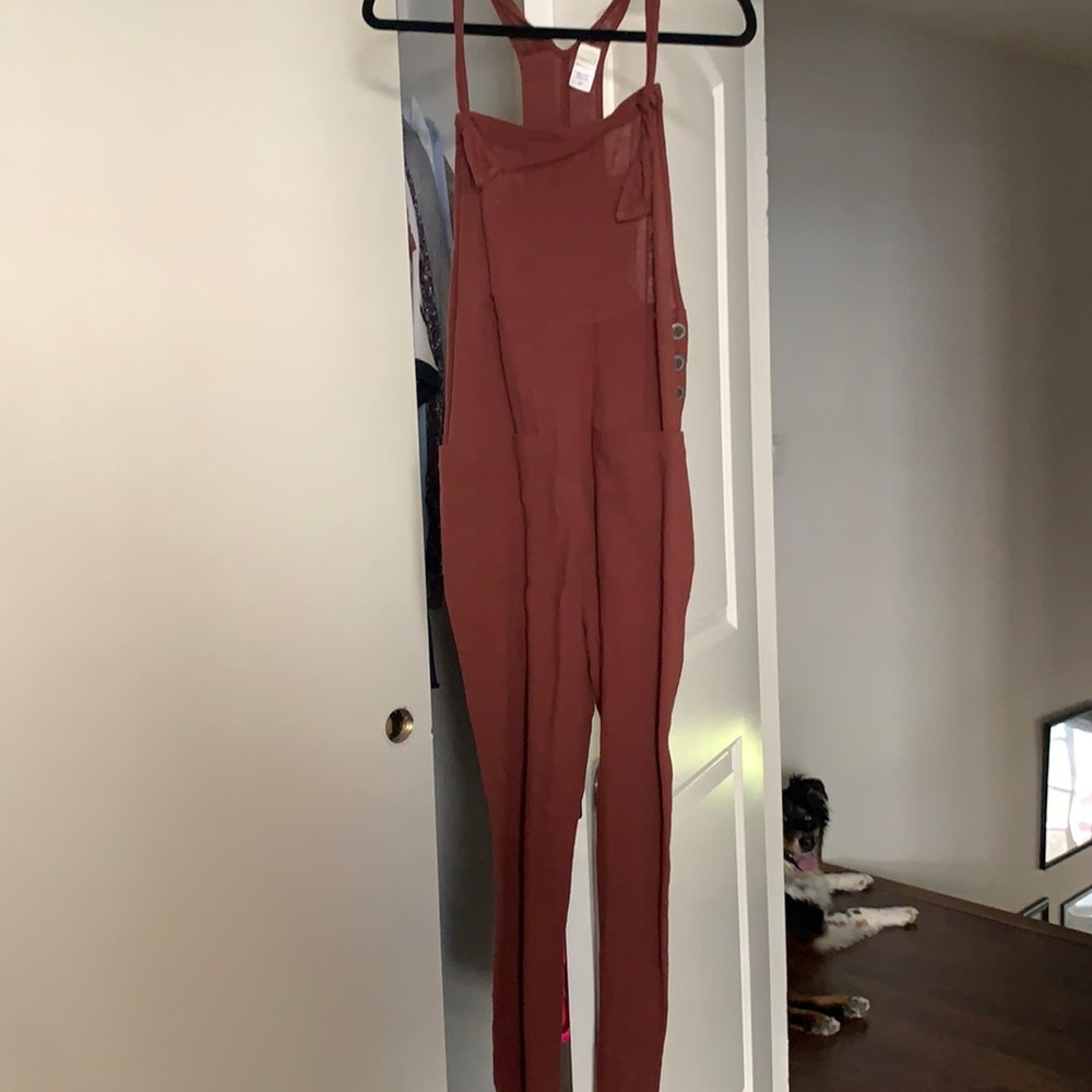 L space overalls. Like new! Perfect for the 4th!